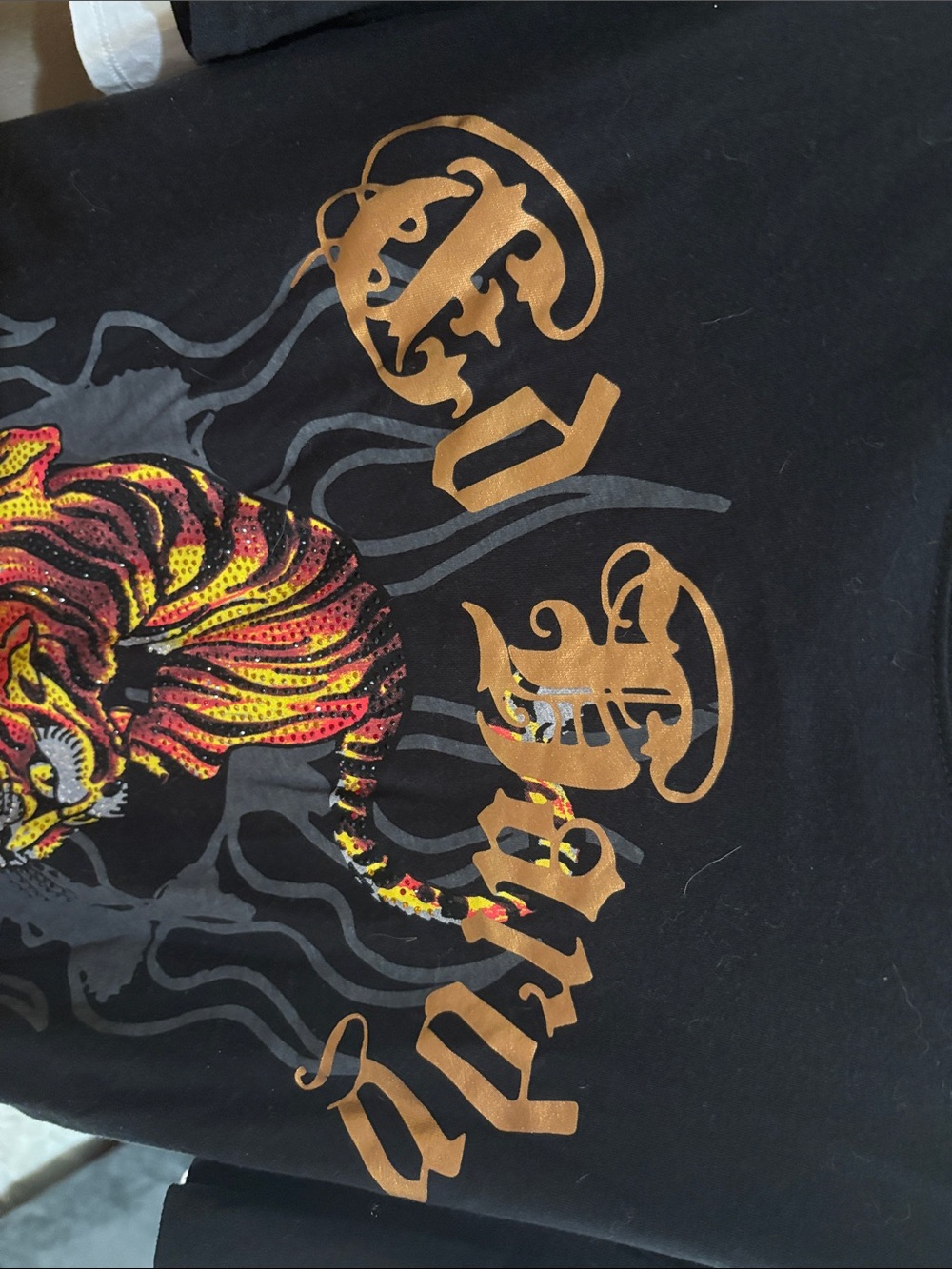Ed Hardy Black Graphic Tiger Tee - Picture 4 of 5